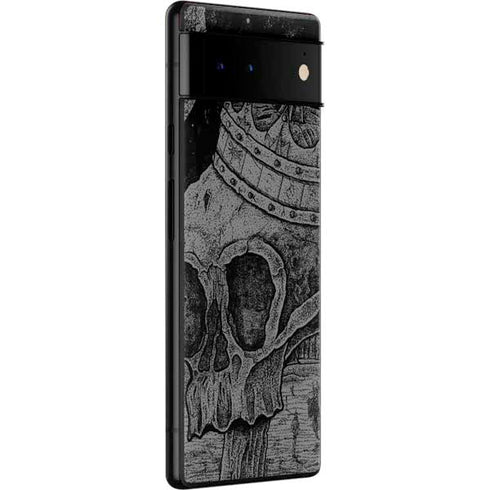 Alchemy Carta Skull Sketch Google Pixel 6 Pro Skin